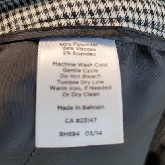 Talbots Dress Pants blk & white 16P - Picture 8 of 11